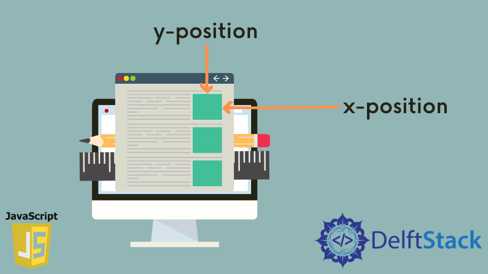 get-the-position-of-an-element-using-javascript-delft-stack